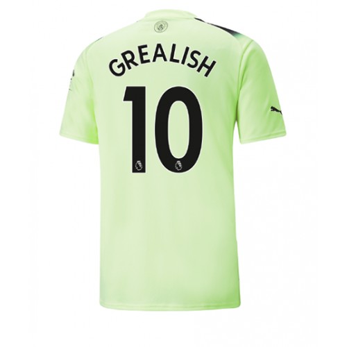 Fotbalové Dres Manchester City Jack Grealish #10 Alternativní 2022-23 Krátký Rukáv